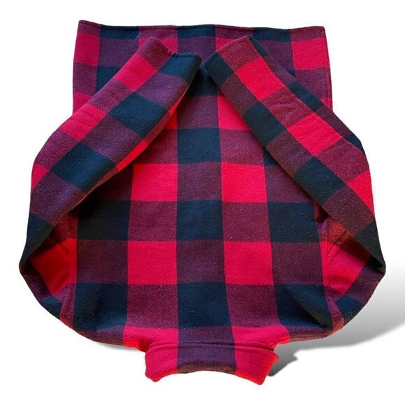 CELINE Wool/Cashmere Red & Black Plaid Jacket |Size: 40| - Picture 10 of 10